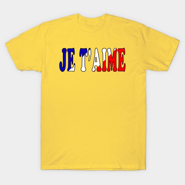 Je T'aime T-Shirt by Lyvershop